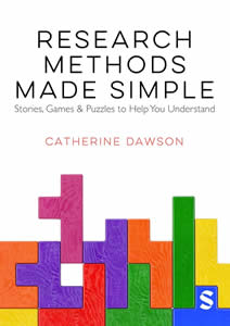 Research Methods made simple: stories, games & puzzles to help you understand. An imaginative alternative to learning about research methods.